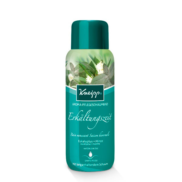 Kneipp Пена для ванн ароматическая с маслами эвкалипта и мяты 400 мл.